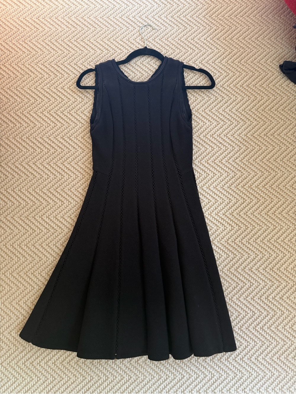Rebecca Taylor Black Crewneck Women's Dress